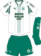 Maillot De Football Goias Sporte Trikot Brésil - Match Worn - Taille M - Occasion Très Bon État