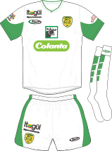 Colombia football shirt graphic