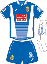 Spanish football club shirt graphic